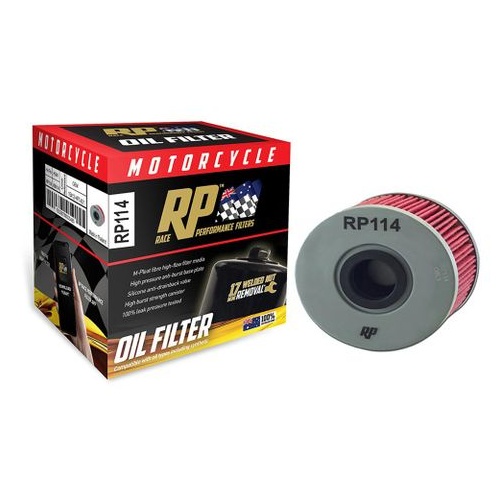 Race Performance Motorcycle Oil Filter - RP114