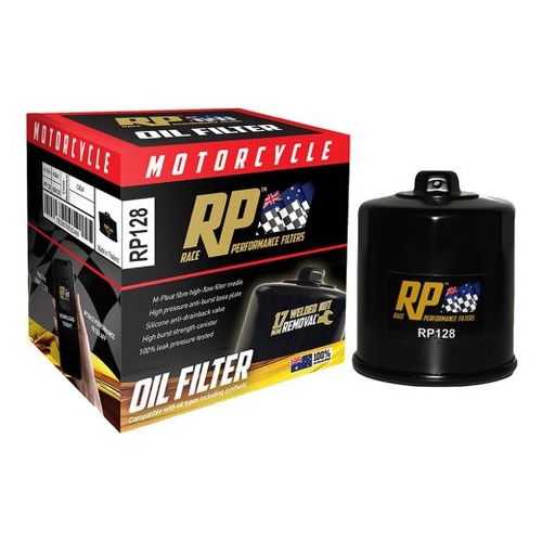 Race Performance Motorcycle Oil Filter - RP128
