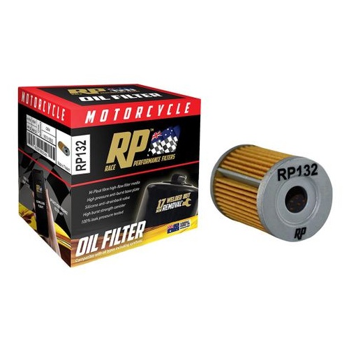 Race Performance Motorcycle Oil Filter - RP132