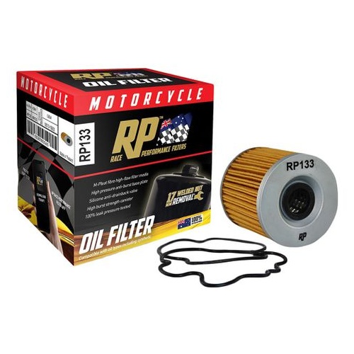 Race Performance Motorcycle Oil Filter - RP133