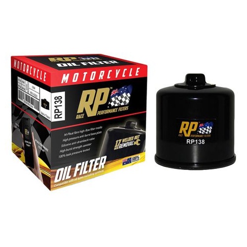 Race Performance Motorcycle Oil Filter - RP138