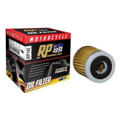 Race Performance Motorcycle Oil Filter - RP142