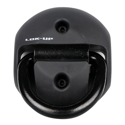 LOK-UP H/DUTY FLOOR MOUNT 75mm Black #1076