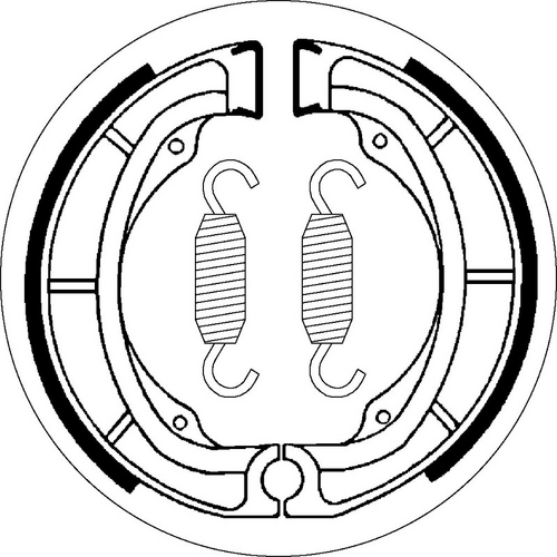 SBS 2016 BRAKE SHOES | WITH SPRINGS