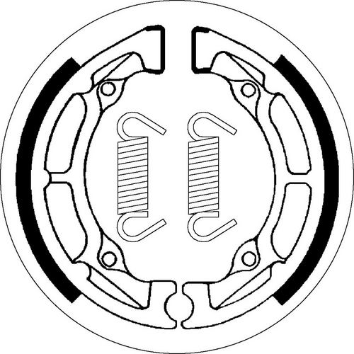 SBS 2020 BRAKE SHOES | WITH SPRINGS