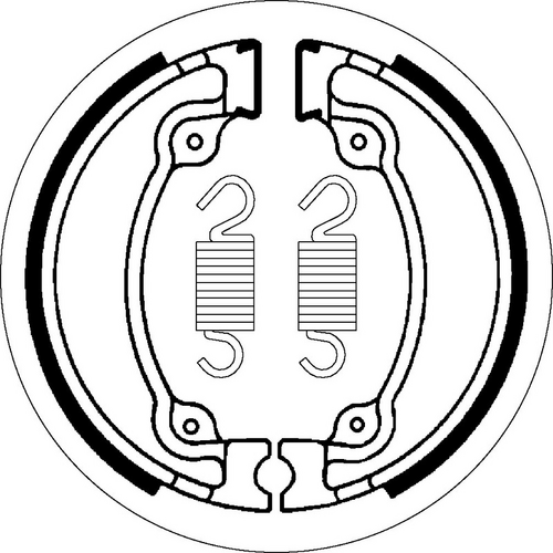 SBS 2026 BRAKE SHOES | WITH SPRINGS