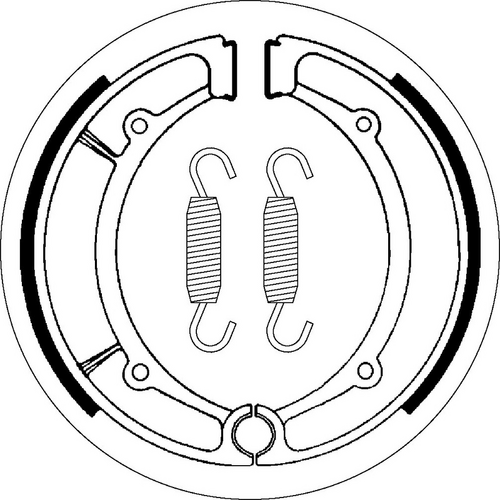 SBS 2066 BRAKE SHOES | WITH SPRINGS