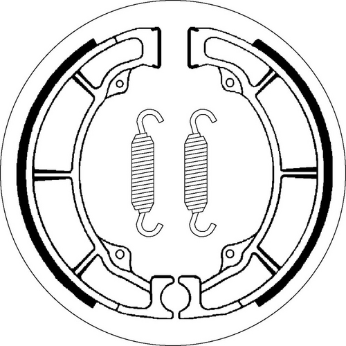 SBS 2110 BRAKE SHOES | WITH SPRINGS