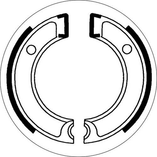 SBS 2112 BRAKE SHOES | WITH SPRINGS