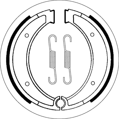 SBS 2116 BRAKE SHOES | WITH SPRINGS