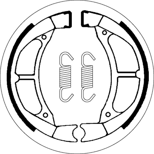 SBS 2182 BRAKE SHOES | WITH SPRINGS