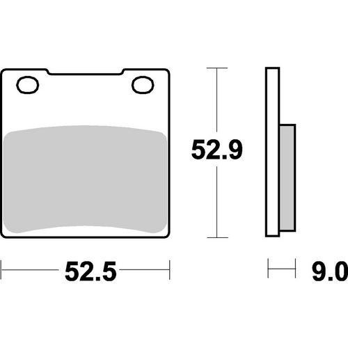SBS 523DC FRONT PADS | DUAL CARBON RACE (RACE USE ONLY)