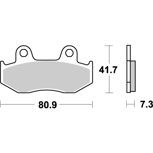 SBS 558SI FRON/REAR PADS | SINTER OFF ROAD