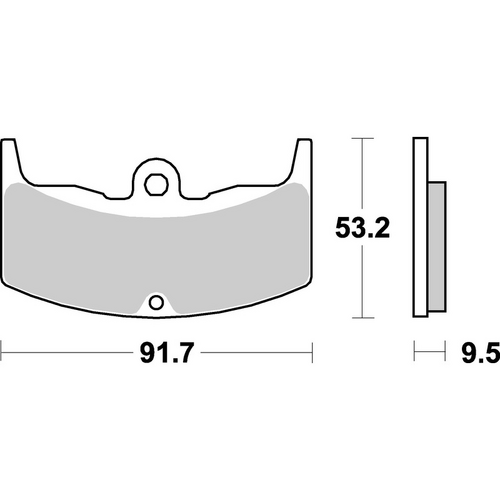 SBS 571HF FRONT/REAR PADS | CERAMIC STREET