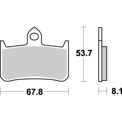 SBS 622HS FRONT PADS | SINTER STREET