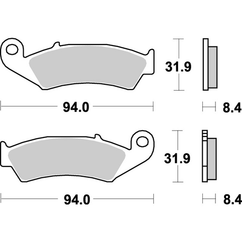 SBS 623LS REAR PADS | SINTER STREET