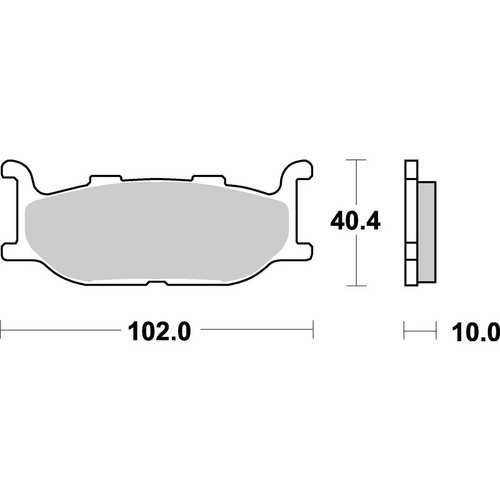 SBS 663HS FRONT PADS | SINTER STREET