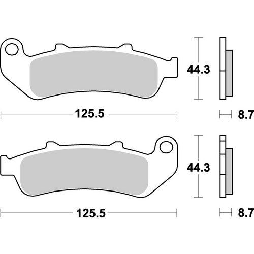 SBS 685LS REAR PADS | SINTER STREET