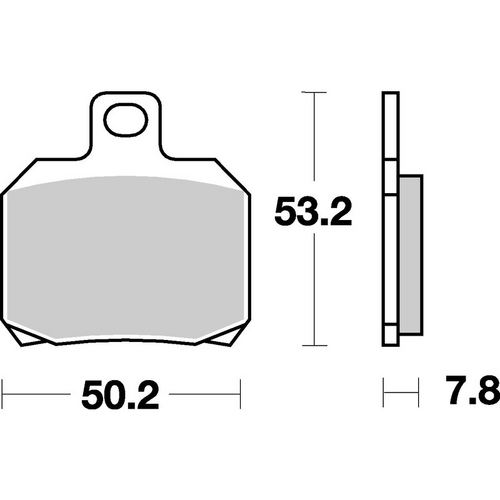 SBS 730LS REAR PADS | SINTER STREET