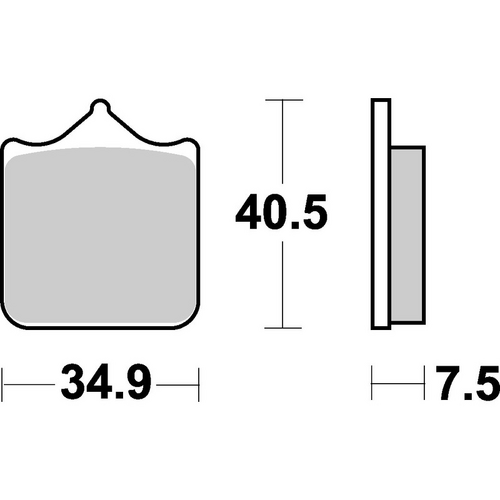 SBS 762DC FRONT PADS | DUAL CARBON RACE (RACE USE ONLY)