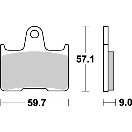 SBS 765LS REAR PADS | SINTER STREET