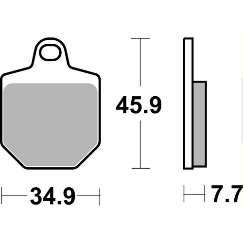 SBS 843RSI FRONT/REAR PADS | SINTER OFF ROAD RACE