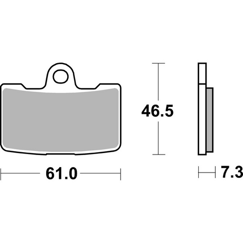 SBS 856HS FRONT PADS | SINTER STREET