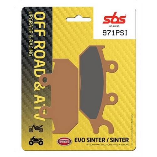 SBS 971PSI FRONT/REAR PADS | EVO SINTER ATV