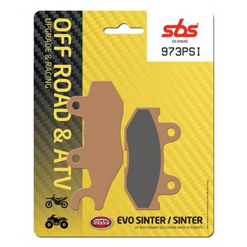 SBS 973PSI FRONT/REAR PADS | EVO SINTER ATV