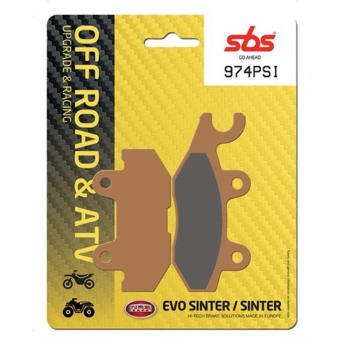 SBS 974PSI FRONT/REAR PADS | EVO SINTER ATV