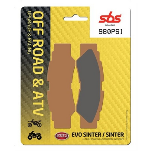SBS 980PSI FRONT/REAR PADS | EVO SINTER ATV