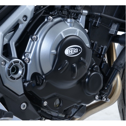 Slash Cut' Engine Case Cover, RH,Z650 / Ninja 650 '17- (Black)
