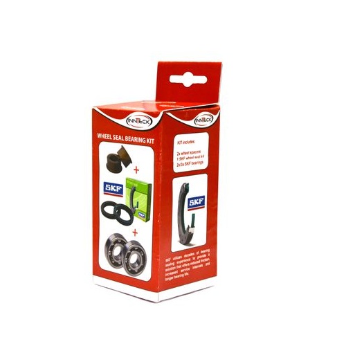 SKF Front Wheel Seal + Spacers + Bearing Kit