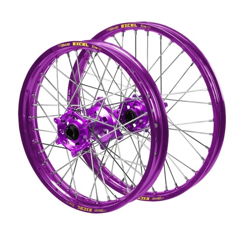 Yamaha SM Pro Purple Hubs / Excel Purple Rims Wheel Set