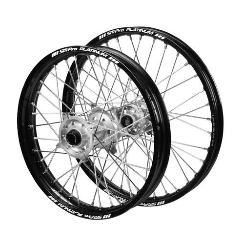 Stark Varg SM Pro Silver Hubs / SM Pro Platinum Black Rims Wheel Set