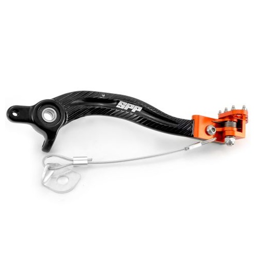 SPP Brake Pedal KTM 200-530Xcw/Xcrw Husqvarna Fe390-570 Tc125 Orange