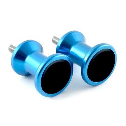 SPP Swingarm Spools M8 2 Pack Blue