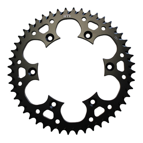 MTX 251 Zero Aluminium Rear Sprocket #520 - Black (49T) (11A-428-49BLK)