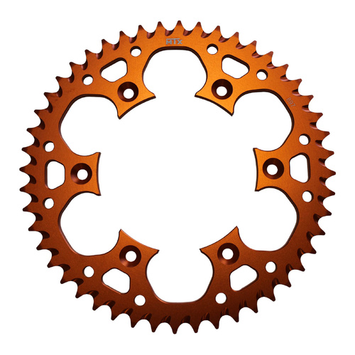 MTX 897 Zero Aluminium Rear Sprocket #520 - Orange (49T) (11A-KM1-49ORG)
