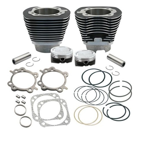 Cylinder Kit. 4.125" Bore. Black. 11 Fin