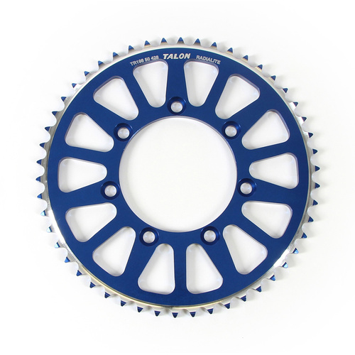 Talon TM Racing Blue Radialite Alloy Sprocket