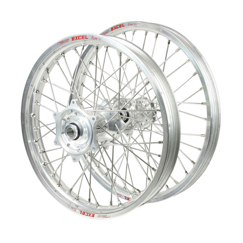Husaberg Talon Silver Hubs / Excel Silver Rims Wheel Set