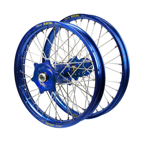 Husqvarna Talon Blue Hubs / Excel Blue Rims Wheel Set