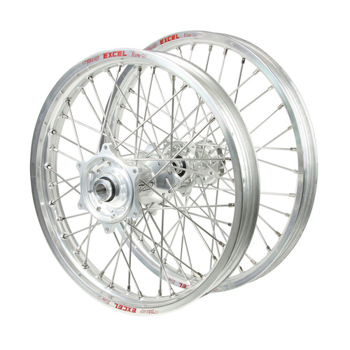 Gas Gas Talon Silver Hubs / Excel Silver Rims Wheel Set
