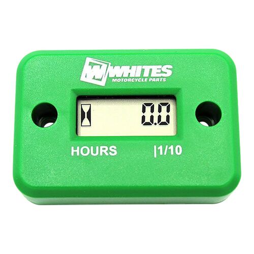 Whites Hour Meter - Green