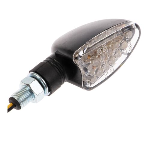 Whites Led Arrow Flasher Black Short Stem