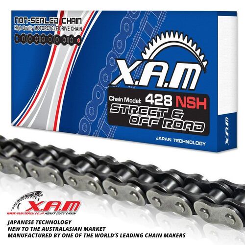 Chain XAM 428NSH X 136 (Non-Sealed Heavy-Duty)