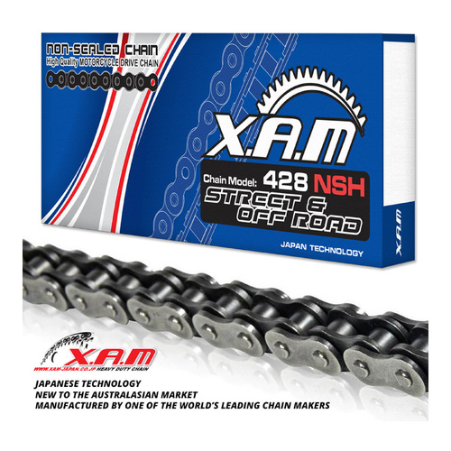XAM 428NSH Non-Sealed Heavy Duty Chain with Clip Link