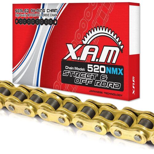 Chain XAM 520 NMX Gold X 114 (Narrow X-Ring)