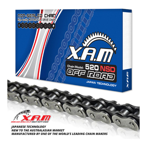 XAM 520NSD Non-Sealed Chain with Clip Link
